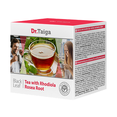 Чај од црн лист со корен од Родиола Розеа